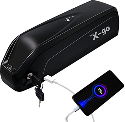 X-go 48 V 13 Ah Batería de ion de litio para bicicleta eléctrica con cargador y placa protectora 30A BMS para 500 W 750 W1000 W (48 V 13 Ah 4Port) en oferta