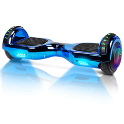 Hoverboard-Hoverboard para niños, aerotabla autoequilibrante de Dos Ruedas de 6.5 Pulgadas, con Bluetooth y Luces Intermitentes LED, Adecuado para niñ características