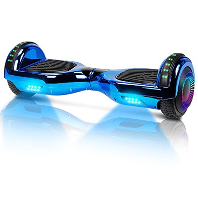 Hoverboard-Hoverboard para niños, aerotabla autoequilibrante de Dos Ruedas de 6.5 Pulgadas, con Bluetooth y Luces Intermitentes LED, Adecuado para niñ