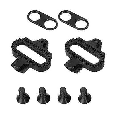 Regalo de Verano Zapatas Antideslizantes para Bicicletas de fácil instalación, Placa de Bloqueo para calas de Bicicleta, Zapatos SPD Pedal de Biciclet