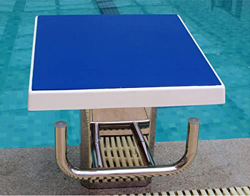 Trampolín Profesional de Alta Resistencia, Plataforma Salto de Piscina Acero Inoxidable, Superficie de Goma Antideslizante, Plataforma Trampolín de Co precio