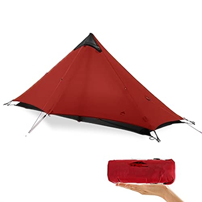 KIKILIVE Nueva Tienda de campaña de Malla Ultraligera LanShan para 1 Persona / 2 Personas, Acampar, mochileros y mochileros