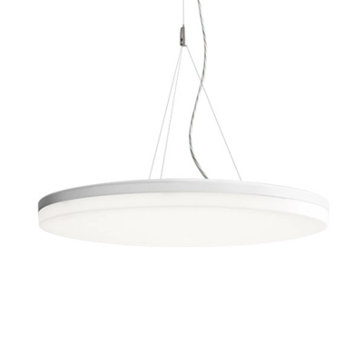 Colgante LED A35-P, 4.000K, Ø 55,5cm, blanco