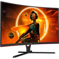C32G3AE/BK pantalla para PC 80 cm (31.5") 1920 x 1080 Pixeles Full HD LED Negro, Rojo, Monitor de gaming