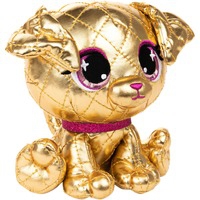 GUND P.Lushes, mascotas a la moda de diseñador, edición limitada, Goldie La’Pooch, peluche de perrito prémium, oro y rosa, 15,2 cm, Peluches