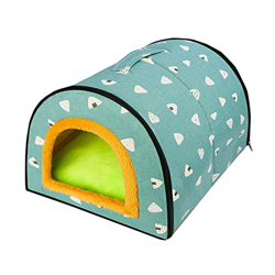 YHWD Caseta para Perro FáCil De Limpiar, Alta Resiliencia Casa De Perro Grande De Doble Uso, CóModo Y Suave Casetas para Perros Medianos,Rice Balls,M precio