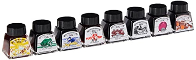 Winsor & Newton Tinta para Dibujo Drawing Ink- Set de 8 tintas, Colección William
