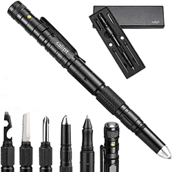 Bolígrafo Táctico Multifunción (10 en 1) Herramienta Multifunción, Abridor De Botellas, Abridor De Ventana, Bolígrafo Negro, Tarjeta Multifunción, Reg en oferta