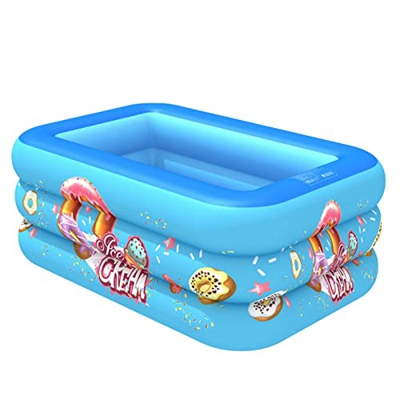 YFFTTKD Piscina Inflable, Patio portátil Familiar Piscina Espesada al Aire Libre, Piscina Familiar, Centro de natación para niños