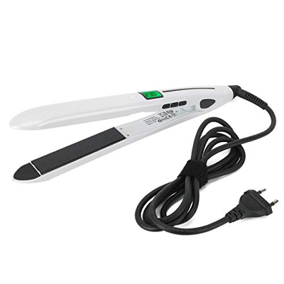 Mini Rizador de Pelo, Plancha de Pelo con Pantalla Digital LED 140-230 ℃ Rizador de Pelo 2 en 1 para un Peinado Fácil para Rizos para Todos los Estilo
