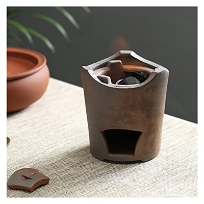 GDYJP Mini Barbacoa de Barbacoa Parrilla de carbón de leña una Persona Mesa Barbacoa Té Vintage Estufa de vinos Vela cálida Estufa de Uso doméstico