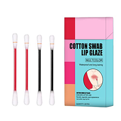 Creativo Diseño Belleza Lápiz Labial Hisopo Amplia Aplicación Maquillaje Hisopo para el Hogar Brillo de Larga Duración Palillos Labiales de Algodón pa características