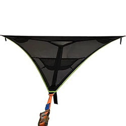 Nevup Hamaca aérea Gigante para Acampar, Hamaca Triangular de árbol para Varias Personas, fácil de Instalar, con cinturón antivuelco y Bolsa de Almace características