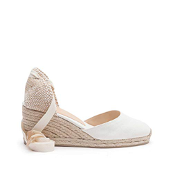 Castañer CARINA/6/001, Alpargatas Mujer, Blanco (Blanco 200), 39 EU precio