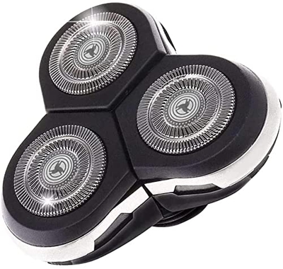 Poweka Cabezal de afeitado RQ12 para Phi-lips Norelco SensoTouch 3D RQ1250 RQ1260 RQ1280 RQ1290 RQ1150X RQ1160X RQ1180X RQ1185 RQ1050 RQ12 060