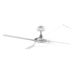 Cecotec Ventilador de Techo con Mando a Distancia, Temporizador y Luz LED EnergySilence Aero 5200 White Line. 60 W, Motor de Cobre, 52", 4 Aspas, 3 Ve en oferta