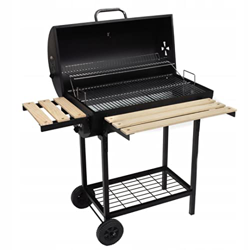 Barbacoa con ruedas – Barbacoa de carbón vegetal con tapa, ruedas, mango de acero inoxidable, parrilla de carbón vegetal precio