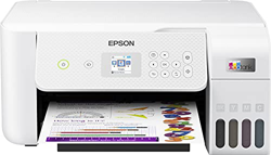 Epson EcoTank ET-2826, Impresora WiFi A4 Multifunción con Depósito de Tinta Recargable y Pantalla LCD, 3 en 1: Impresión, Copiadora, Escáner, Mobile P características