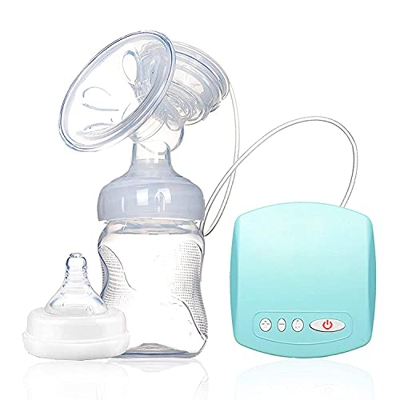 Extractor de leche materna eléctrico individual, USB portátil, recargable, extractor de leche materna para lactancia, automático, de poco ruido, sin B