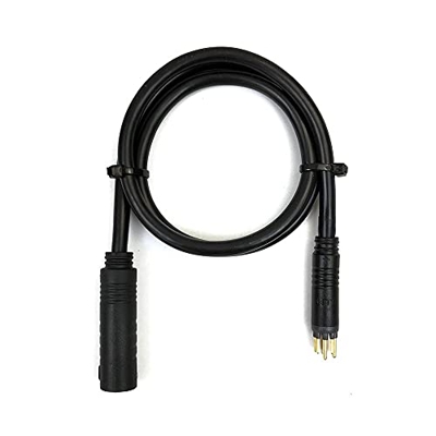 JULET Cable Impermeable, Cable de Motor de Cubo, Cable de extensión de conversión Impermeable, Cable de Bicicleta eléctrica con Conector Impermeable d