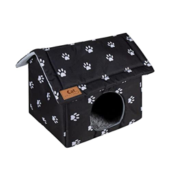 Caseta para gatos para exteriores, resistente al invierno, para mascotas, impermeable, para exteriores precio