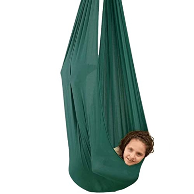 SYN-GUGAI 100 X 280cm, Hamaca Infantil De Giro Interior For Interiores Y Exteriores Usando, Sillón For ASD & SPD (Color : B, Size : 1.5M)