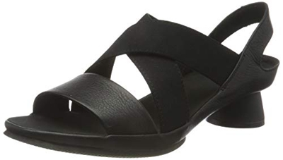 CAMPER Alright, Sandalias para Mujer, Negro, 36 EU