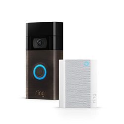 Ring Video Doorbell + Ring Chime de Amazon | Vídeo HD, detección de movimiento avanzada e instalación fácil (2. Gen) | Incluye una prueba de 30 días g en oferta