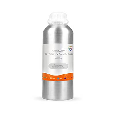 Creality Resina de impresora 3D Resina Curable UV LCD Resina Rígida Estándar Plus para Impresión LCD 3D Translúcido 1000G