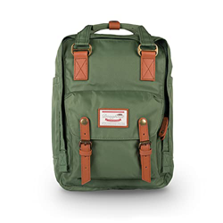 Doughnut - Macaroon - Mochila para Portátil de hasta 14 Pulgadas - 38 x 27 x 13 cm - Color Melon - Capacidad de 16 litros - Mochila de Hombre - Correa características