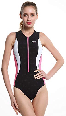 Cressi Termico Traje de Baño Mujer 2mm, Negro/Rosa/Blanco, M