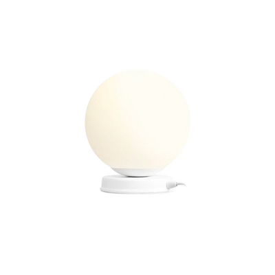 Lámpara de mesa Ball, armazón blanco