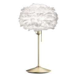 Umage Eos mini lámpara mesa blanco, champán latón precio