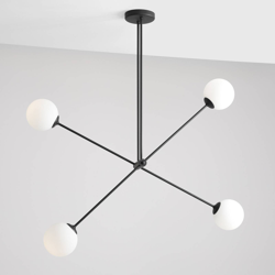 Lámpara colgante Ohio, 4 luces, móvil características