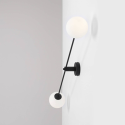 Lámpara de pared Ohio, 2 luces, móvil en oferta