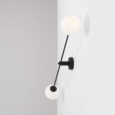 Lámpara de pared Ohio, 2 luces, móvil