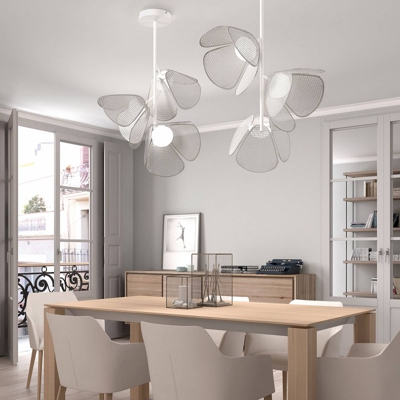 Bover Mod PF/73/3L plafón LED crochet gris