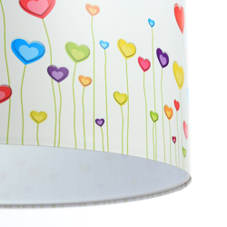 Lámpara colgante infantil Hearts características