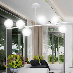 Plafón Kabo, 1 brazo, blanco, 6 luces en oferta