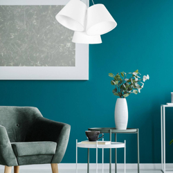 Lámpara colgante Zsofia 3 luces atada blanco precio