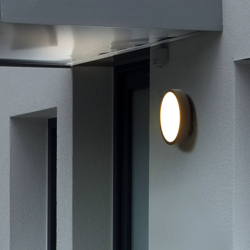 RZB HB 108 aplique exterior LED circular, frontal en oferta