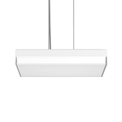 RZB Flat Slim+ colgante DALI 41W blanco brillante