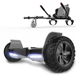 RCB hoverboards SUV Scooter Eléctrico, App Control, Patinete Auto-Equilibrio Todo Terreno 8.5 ' Patinete Hummer con Bluetooth + Hoverkart Asiento Kart características