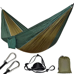 ZMJYH Banco de suspensión móvil, 1 Persona Hamaca Ultralight Solo paracaídas hamac Muebles al Aire Libre Hamaca 660lbs,4,230×90cm precio