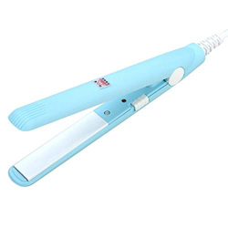 Mini Plancha Pelo Mini Plancha De Pelo Profesional, Rizador De Calefacción De Hierro Plano De Turmalina De Cerámica Portátil 2 En 1 Para Rizar Enderez precio