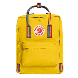 Fjallraven Kånken Rainbow Mochila, Unisex Adulto, Patrón De Amarillo Cálido-Arco Iris, 27x13x38cm precio