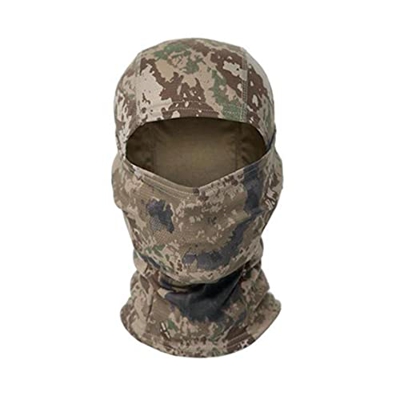 Máscara del pasamontañas del Camuflaje de la Cara Llena Respirable a Prueba de Viento de la Capilla Sombrero para Hombres Mujeres Aire Libre Deportes 