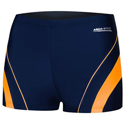 Aqua Speed Dennis Mens Bañadores | Pantalones de baño para Hombres | Protección UV | 02/04 / Naranja Marino | Tamaño: XL características