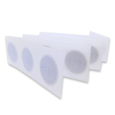 20 piezas Etiqueta NFC NTAG213 25mm adhesiva redondas Chip NXP NTAG213 con Compatibilidad Universal Memoria de 144 byte Hechas de PET y aluminio imper