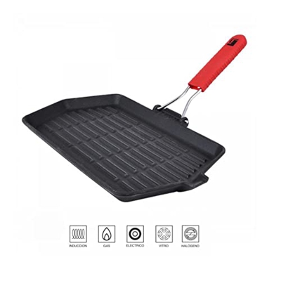 Asador de Hierro Fundido BERGNER Barbacoa 20,4x2x34,3 cm